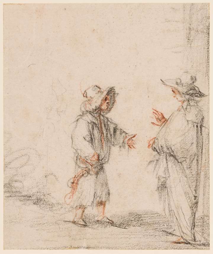Two Standing Figures